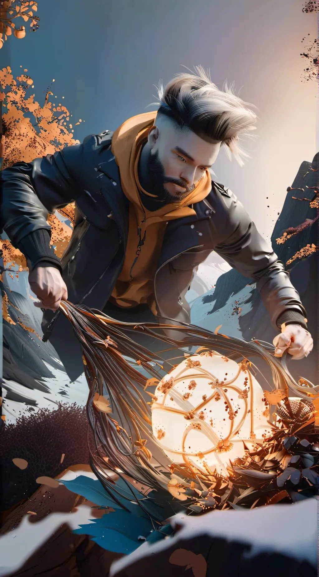 ai character: veer background