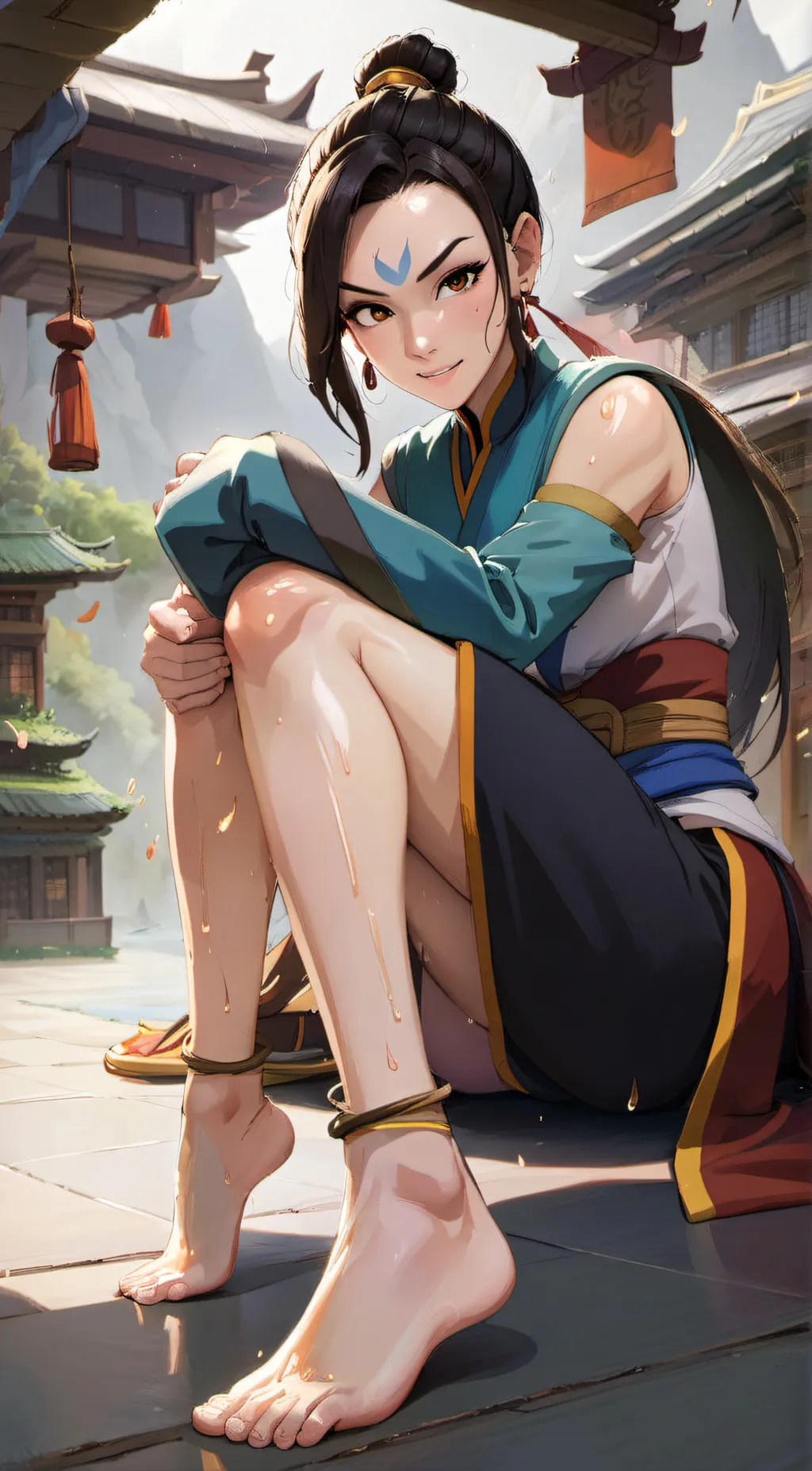 ai character: Azula background