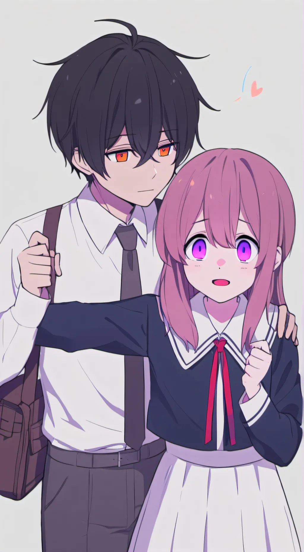 ai character:  lucy and carl background