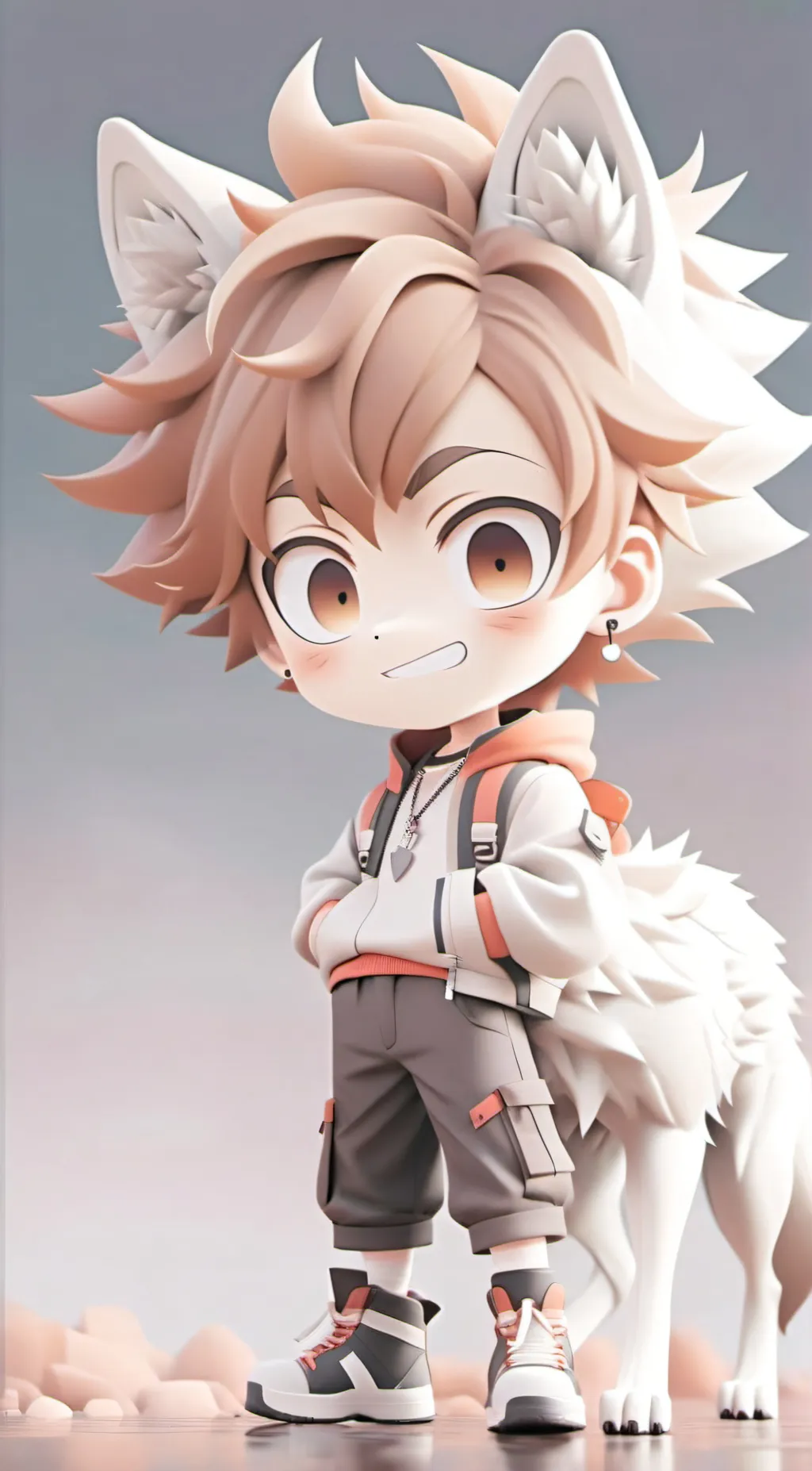 ai character: Alpha bakugo  background