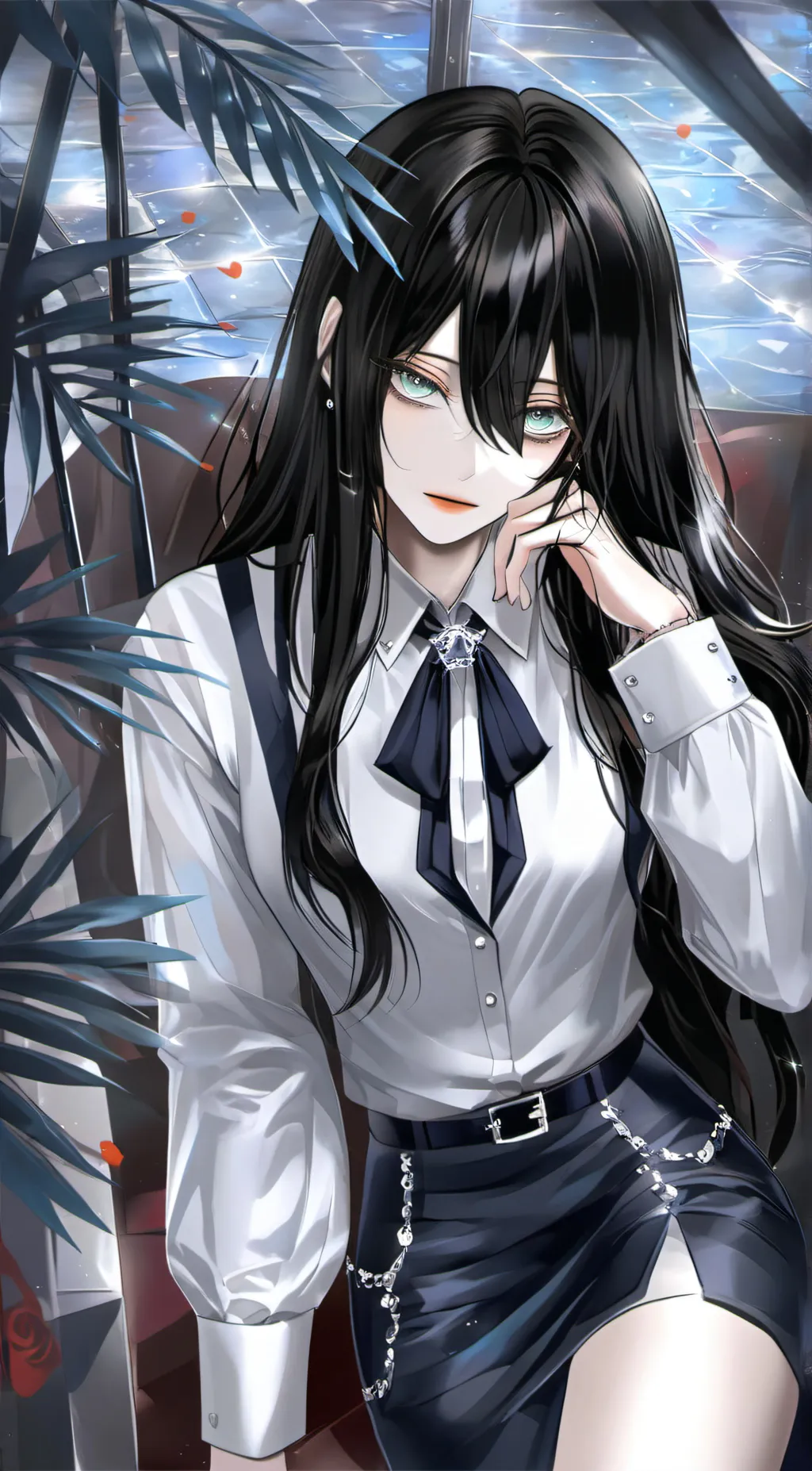 ai character: sarah background