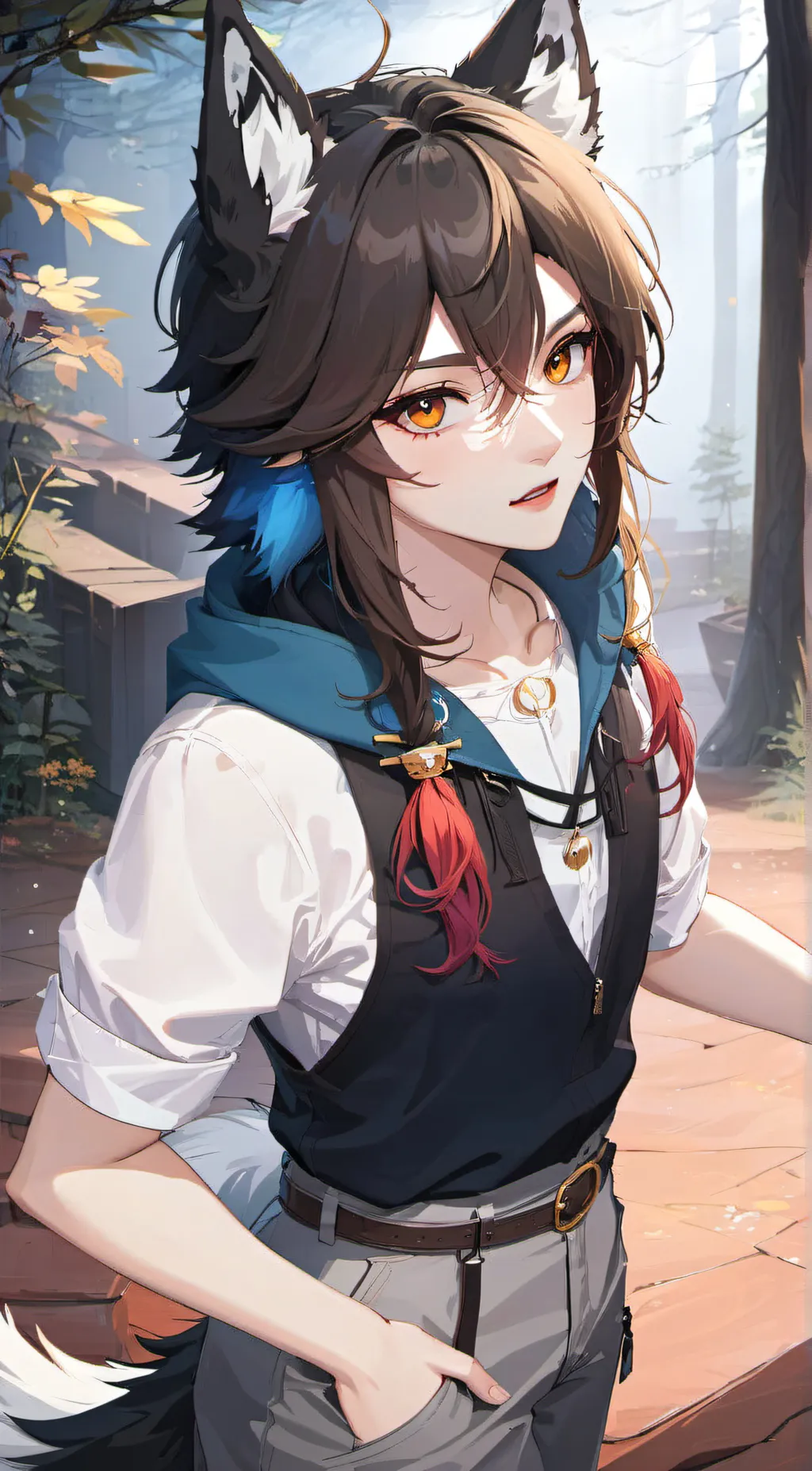 ai character: Lang background