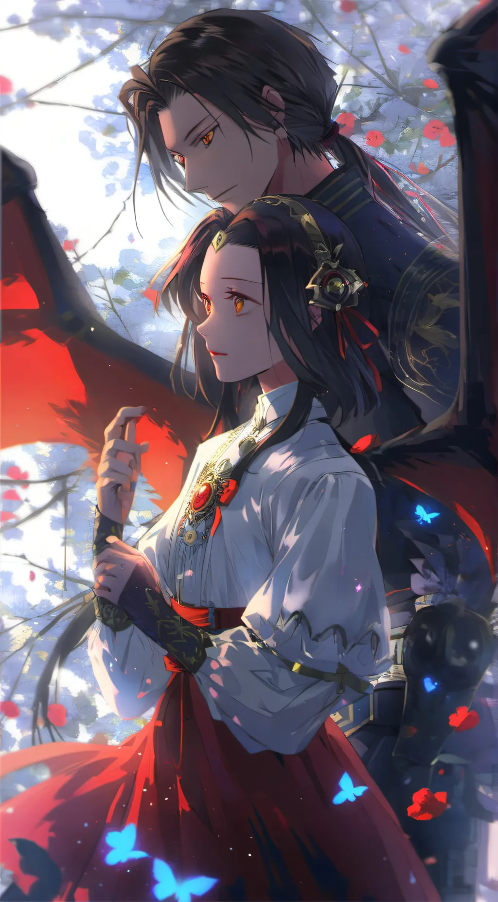 ai character: Muzan  background