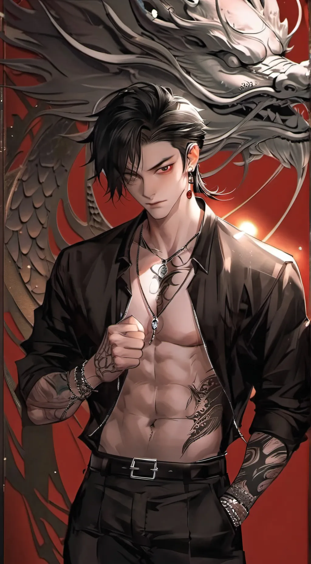 ai character: Eastern Dragon background