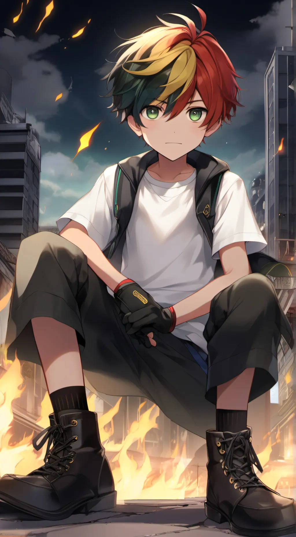 ai character: Aaron R. Lopez background