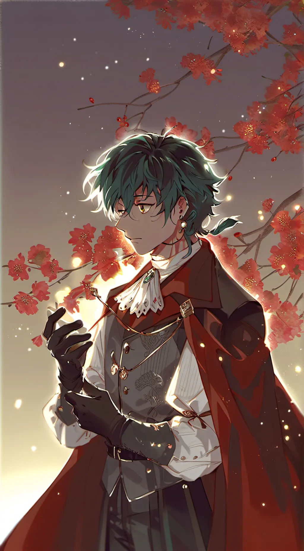 ai character: deku  background