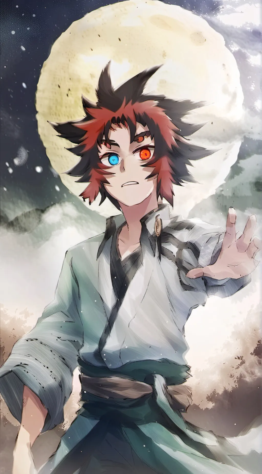 ai character: kokushibo  background