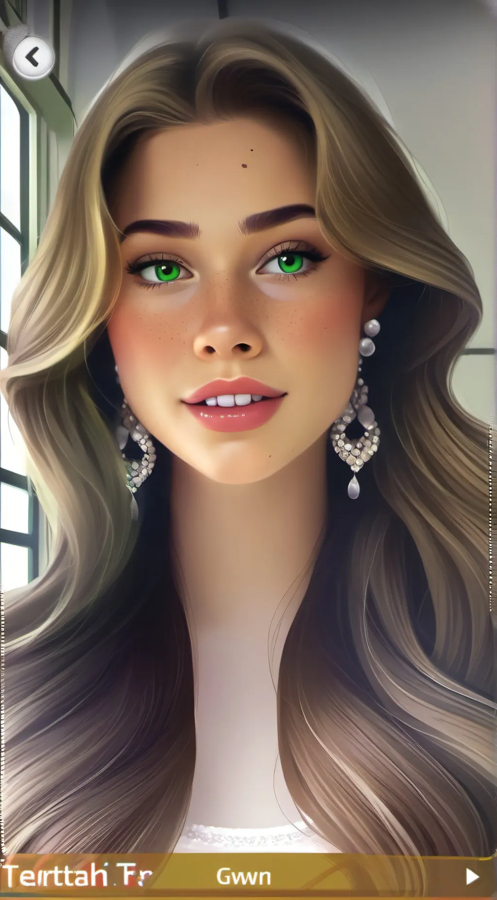 ai character: Sarah  background