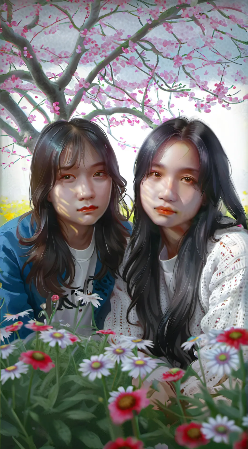 ai character: sara&Aliyah background