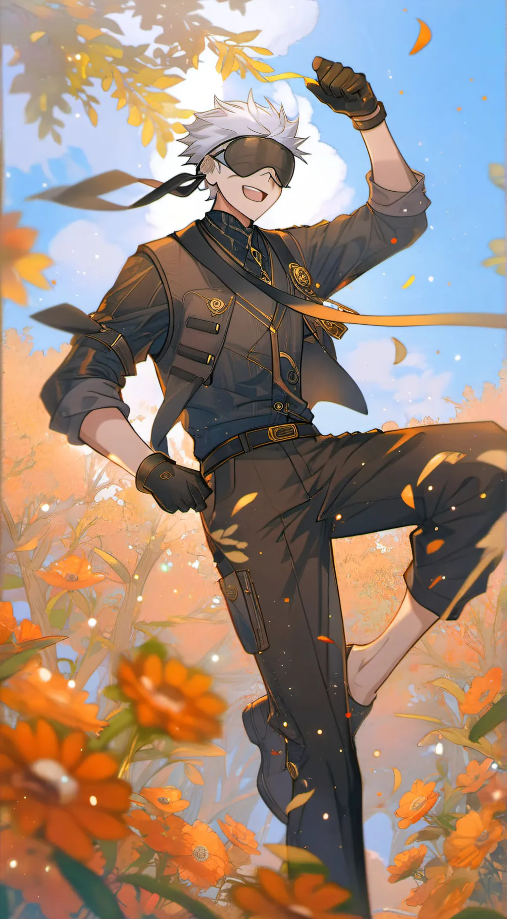 ai character: Satoru Gojo background