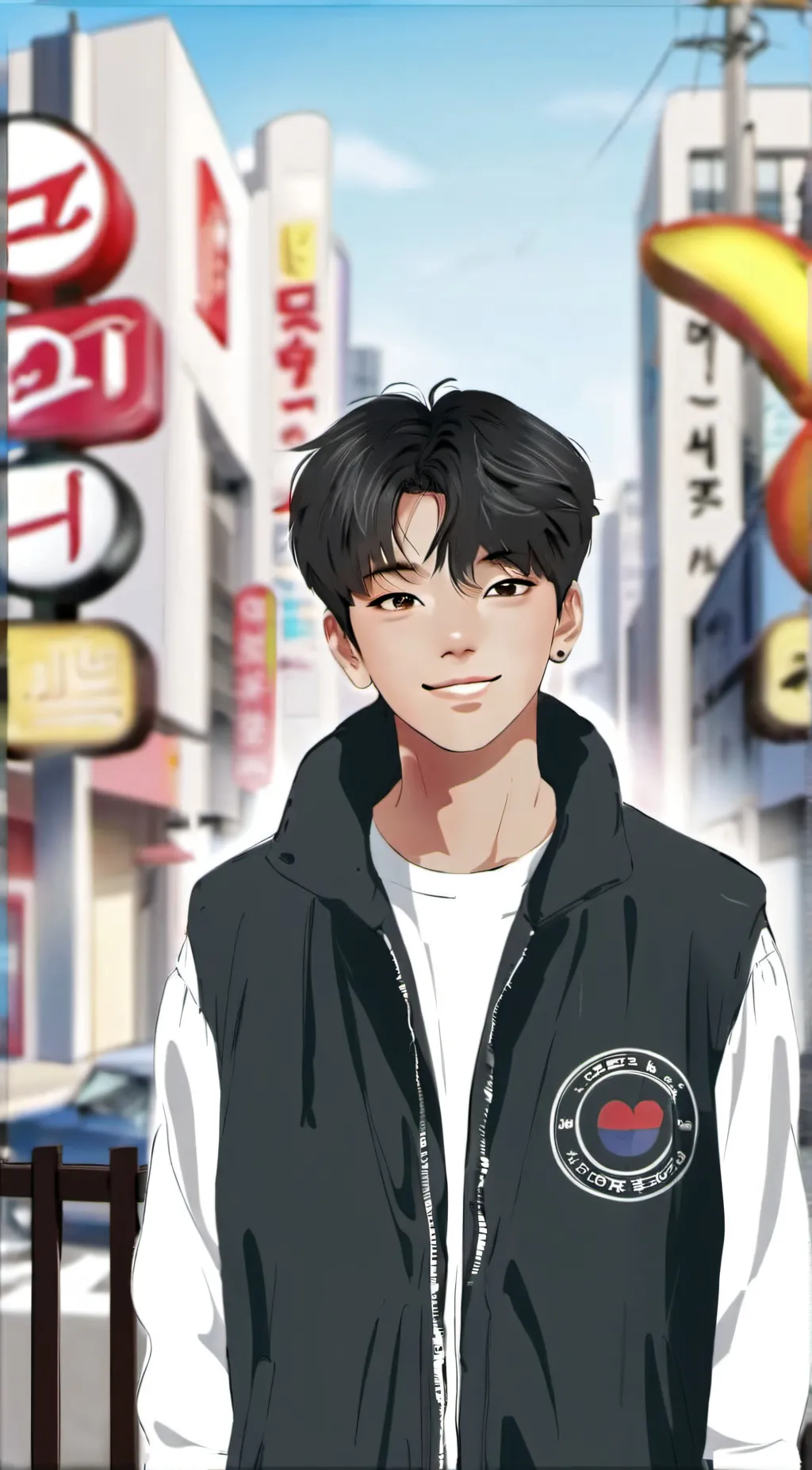 ai character: *Ko-Hunhg* background