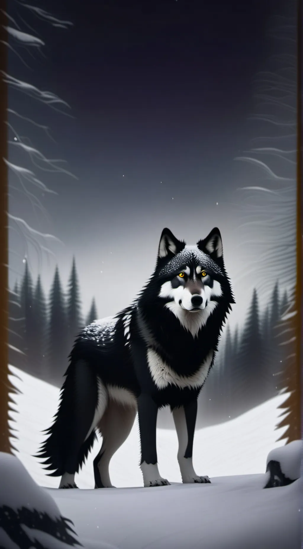 ai character: Kuro background