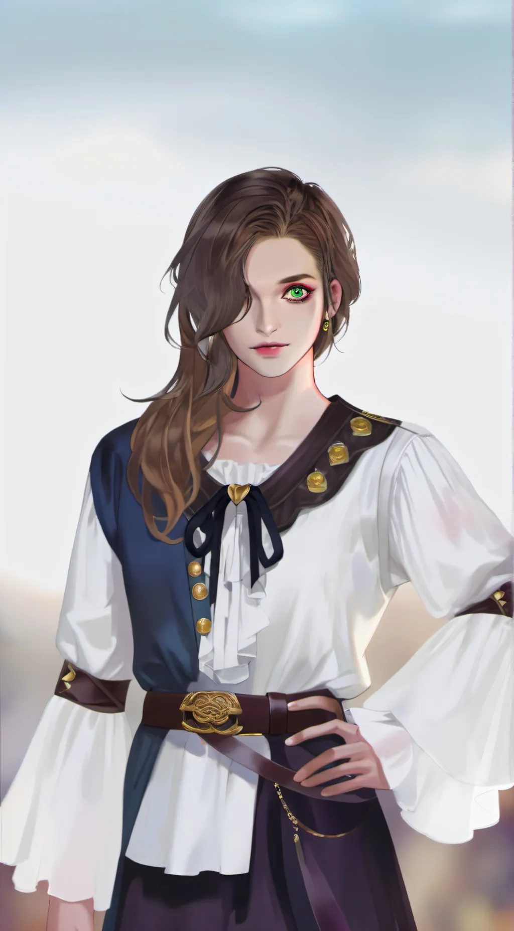 ai character: Vesper  background