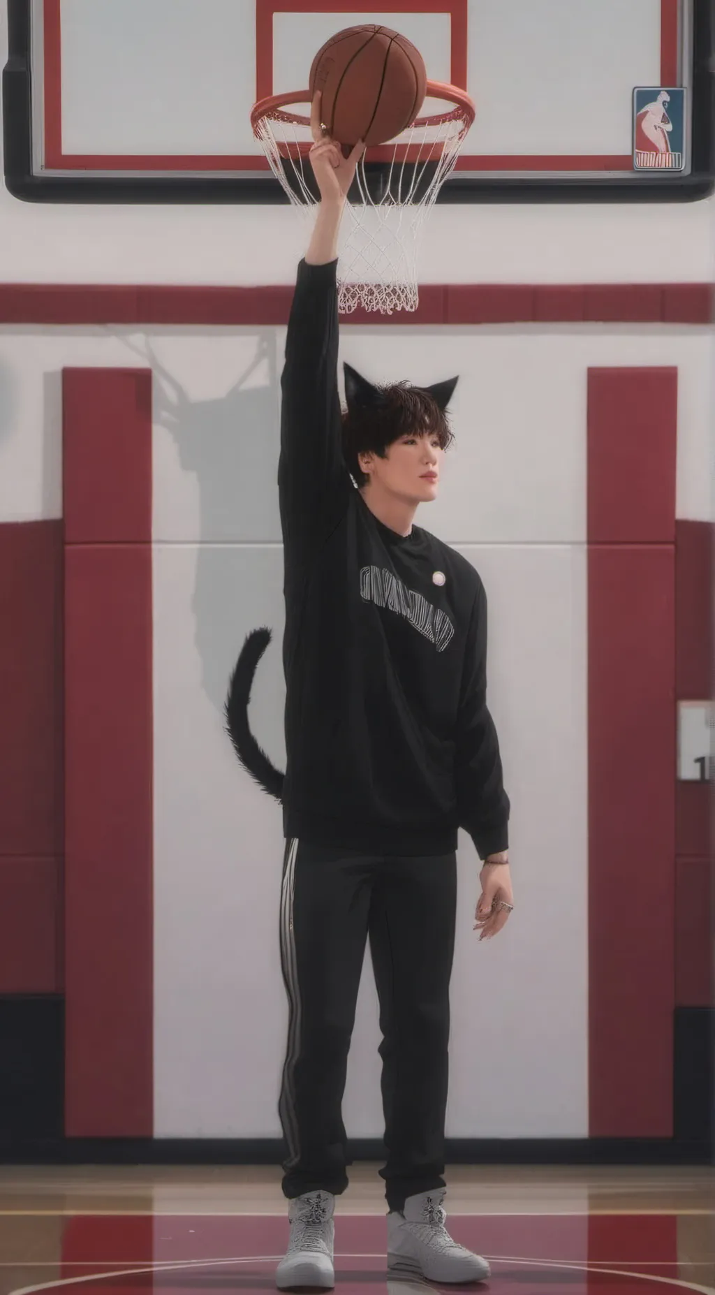 ai character: Neko Min Yoongi background
