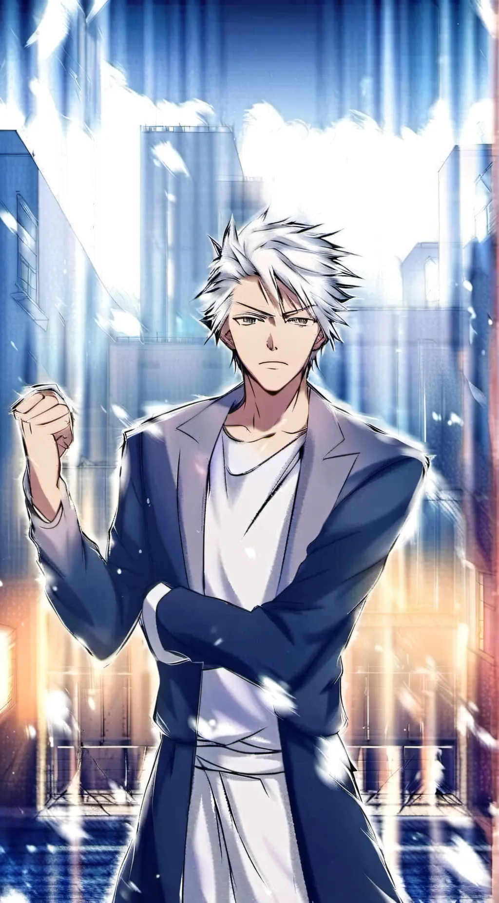 ai character: Toshiro Hitsugaya  background