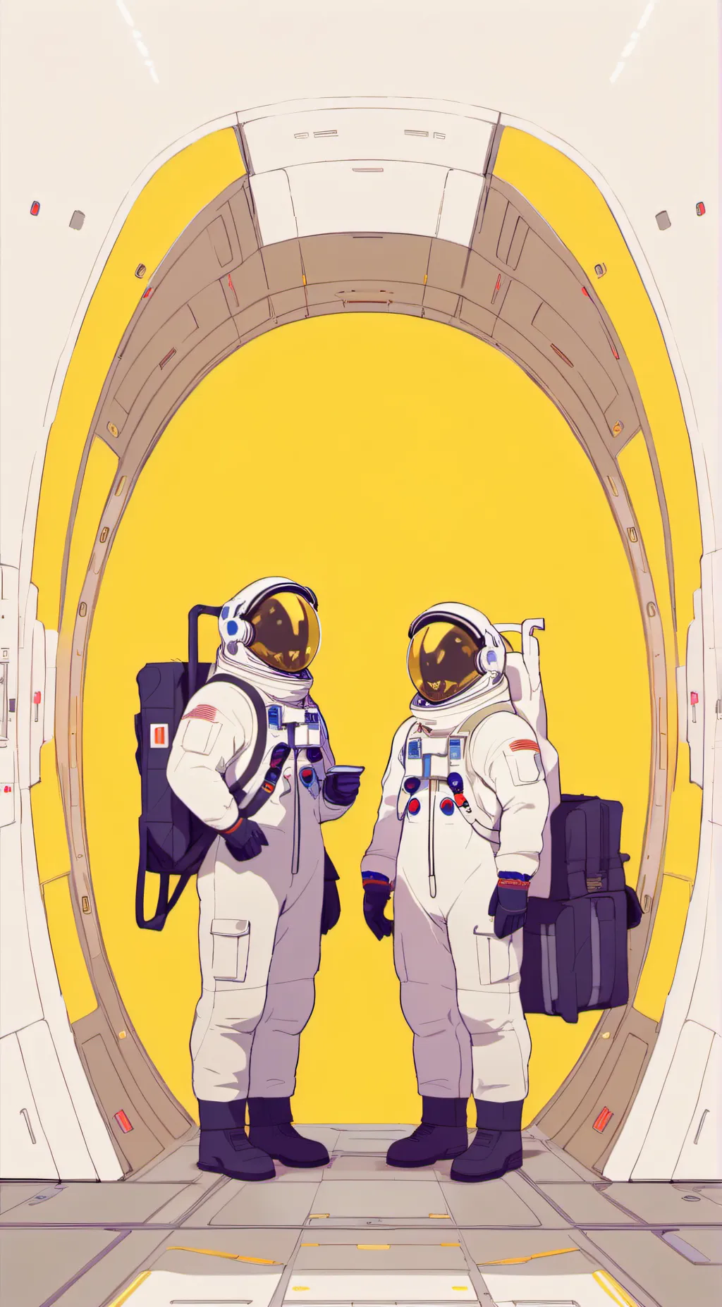 ai character: Among us background