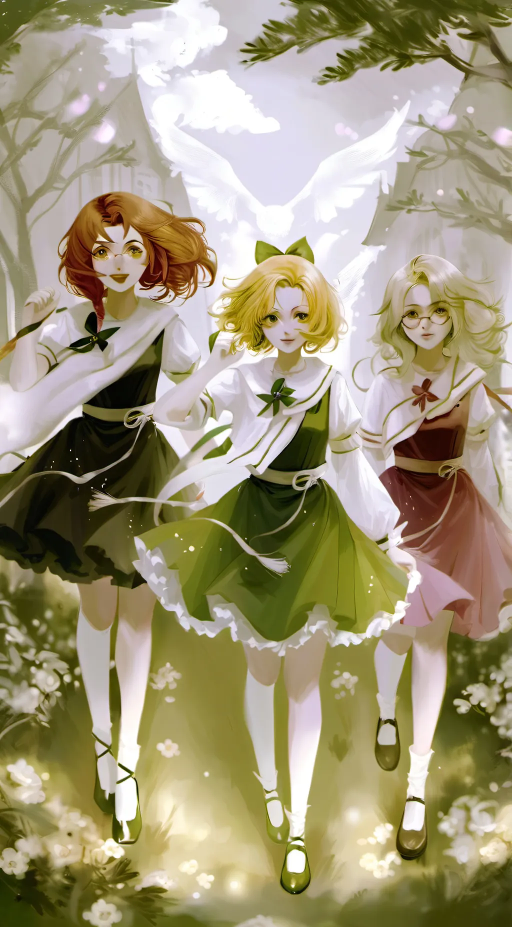 ai character: Magical girls background