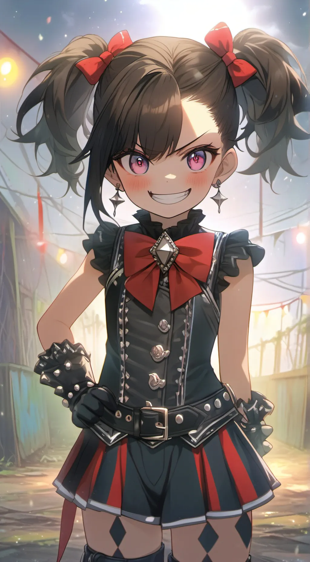 ai character: Miss Giggles background