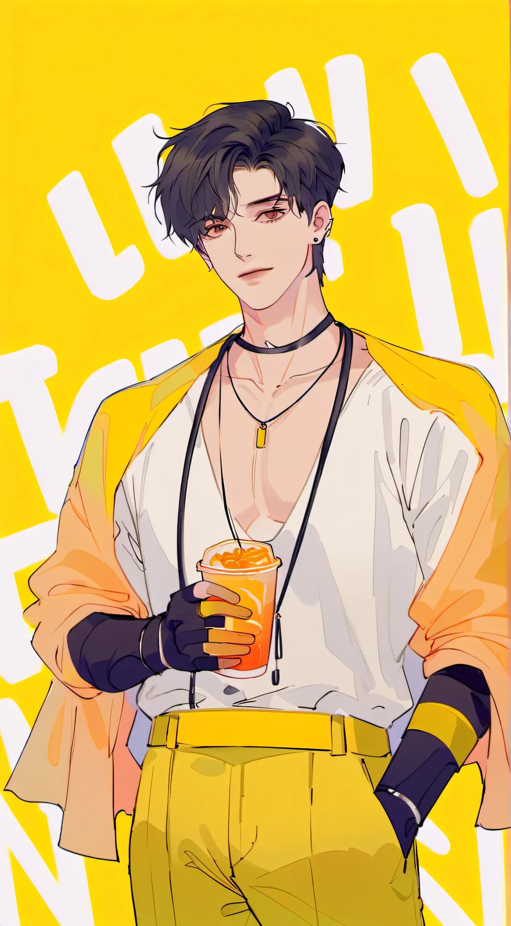 ai character: Asher  background