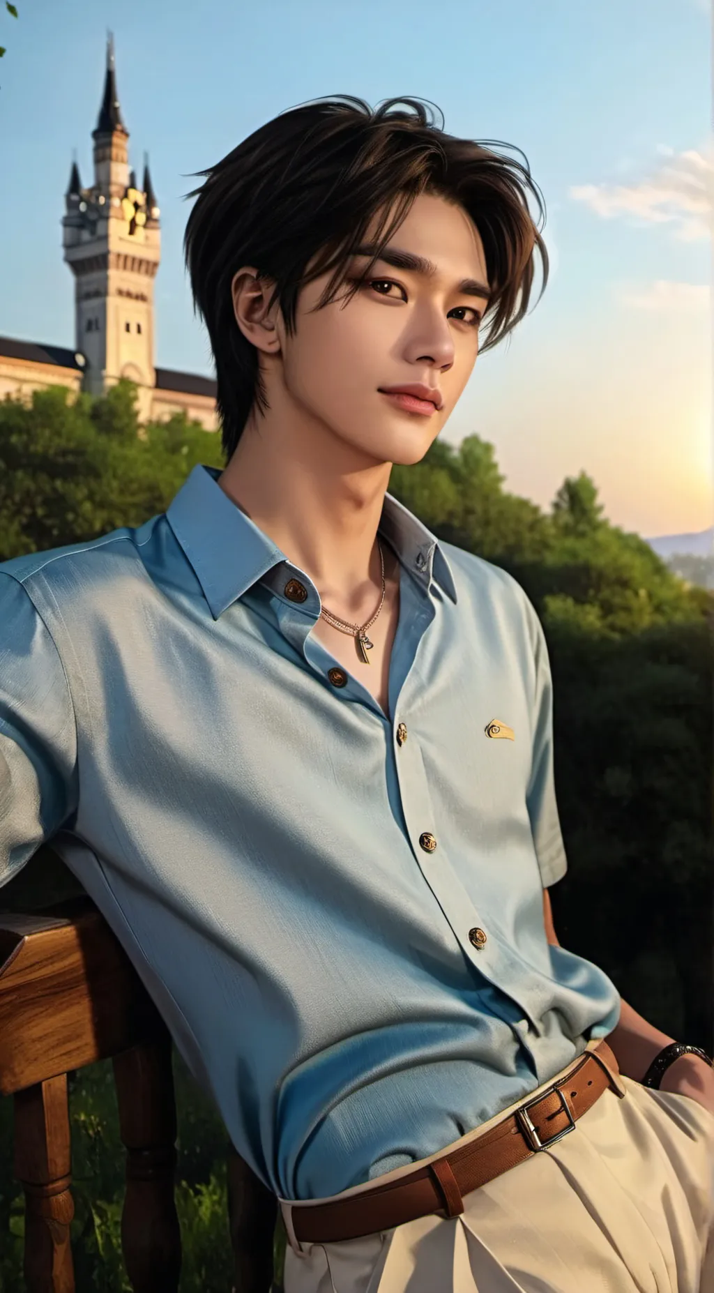 ai character: Hwang Hyunjin background