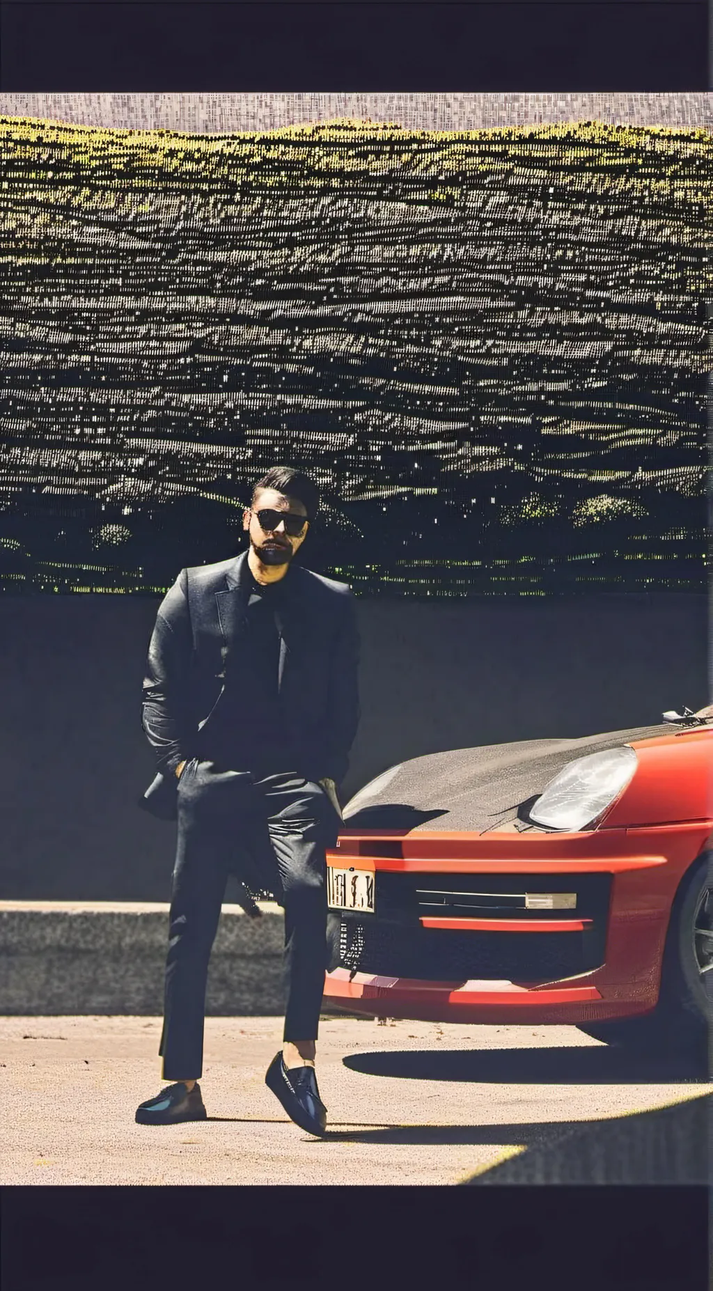 ai character: car lover background