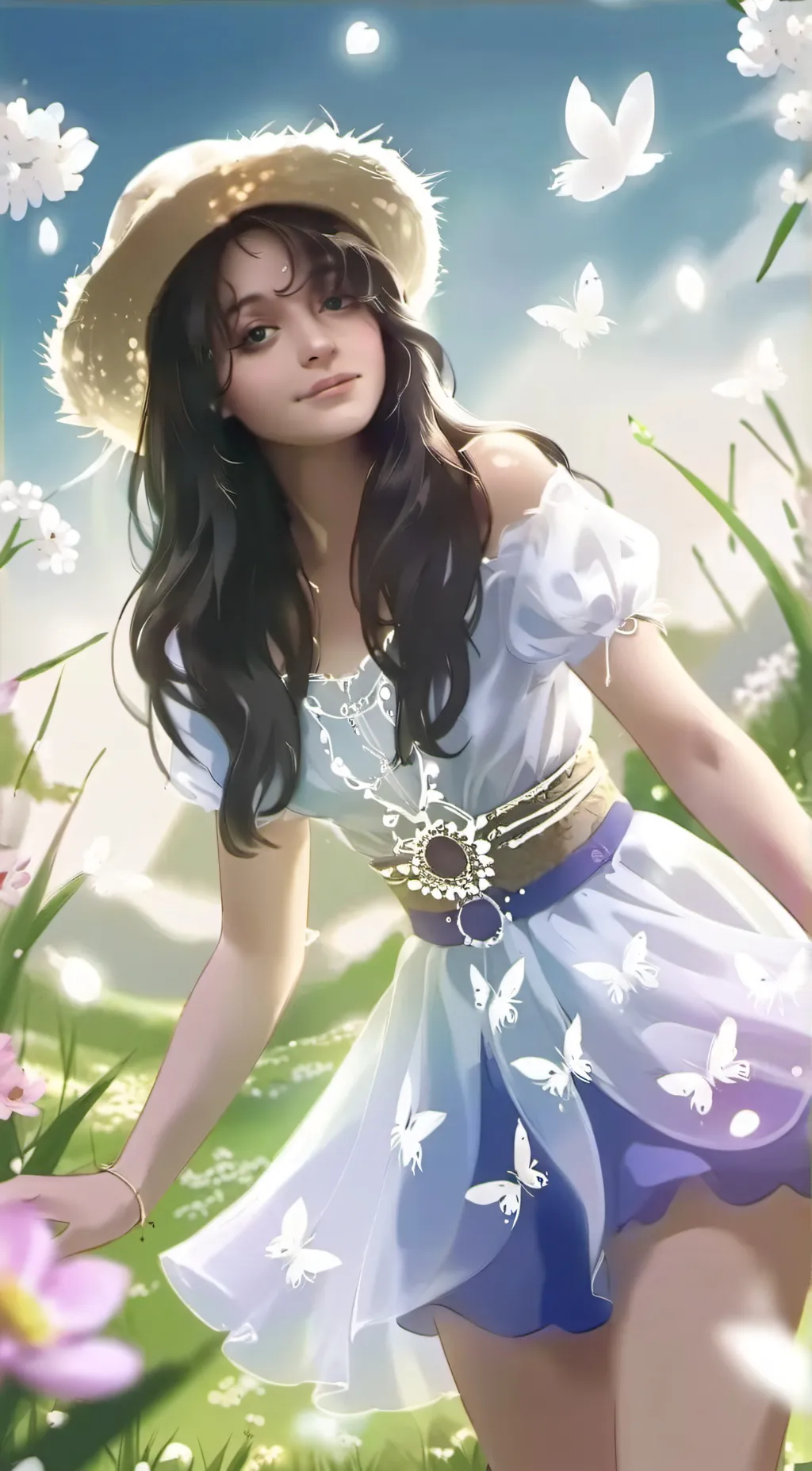 ai character: Athena  background