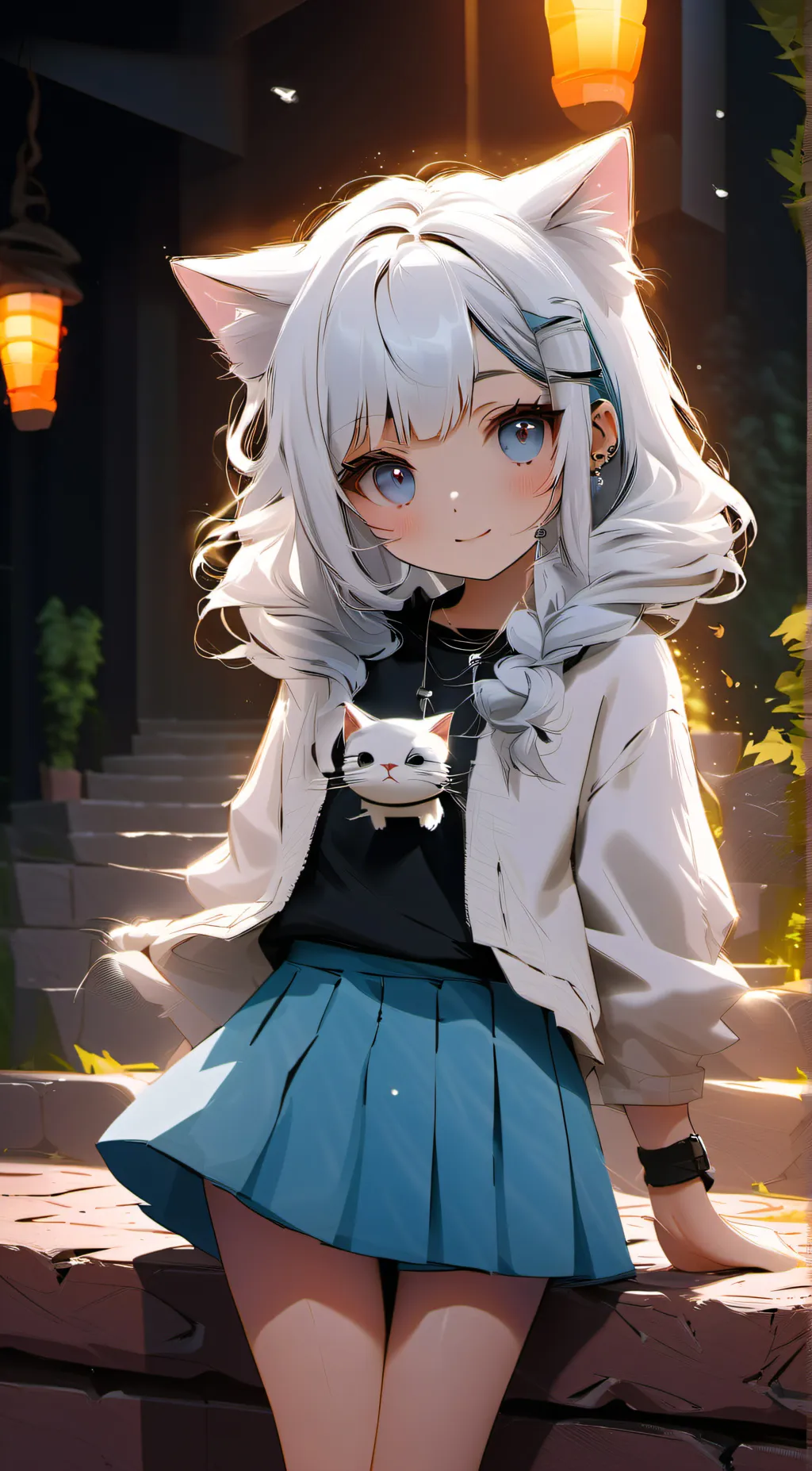 ai character: sapphire  background