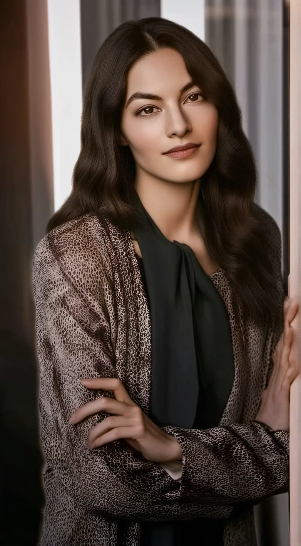 ai character: Allegra  background