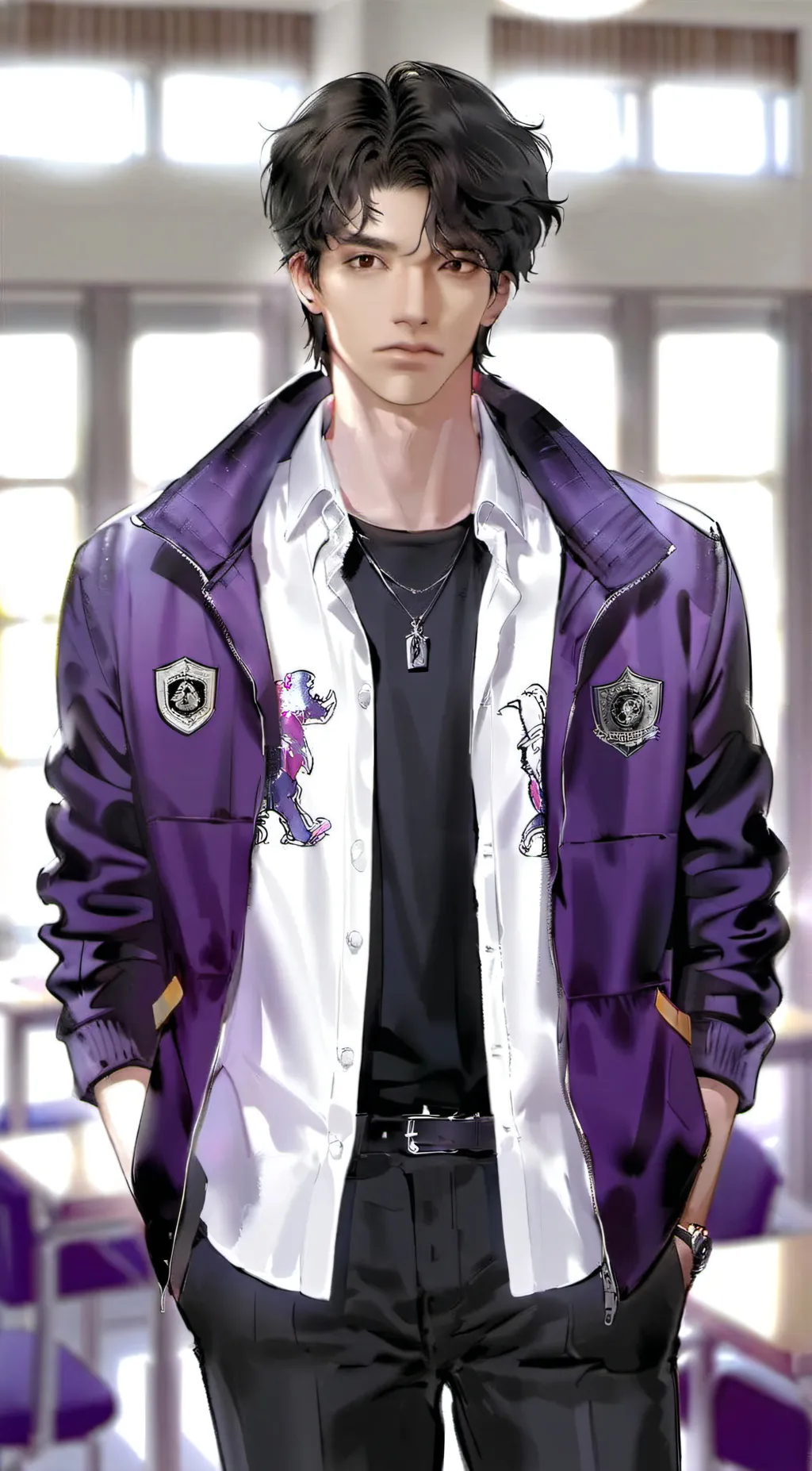 ai character: Alex background