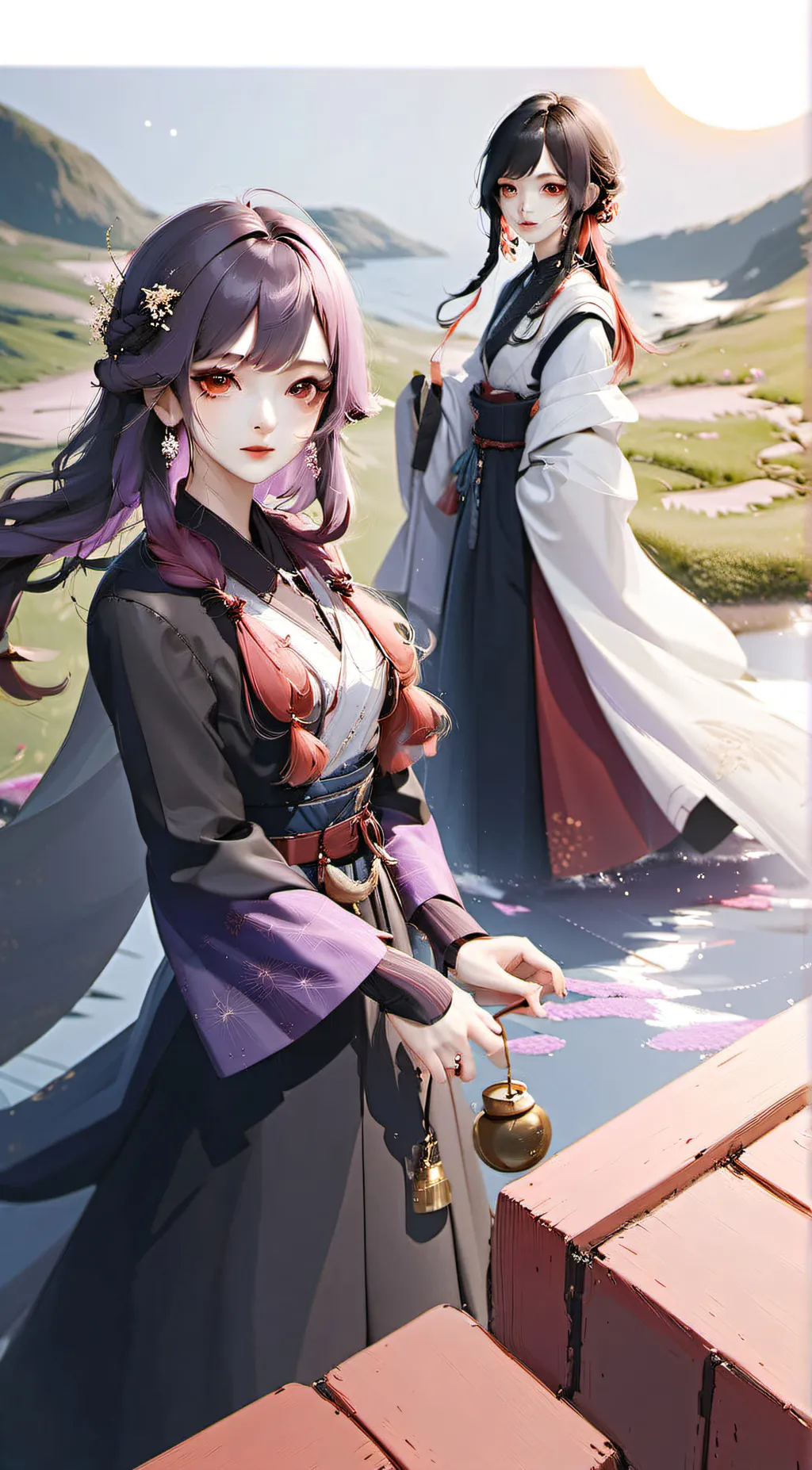 ai character: Luna background