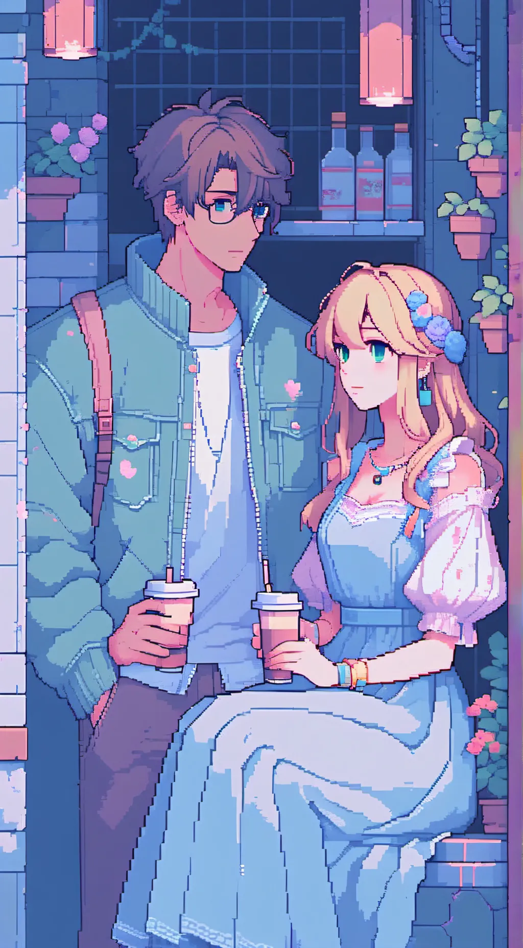 ai character: Love find a way  background