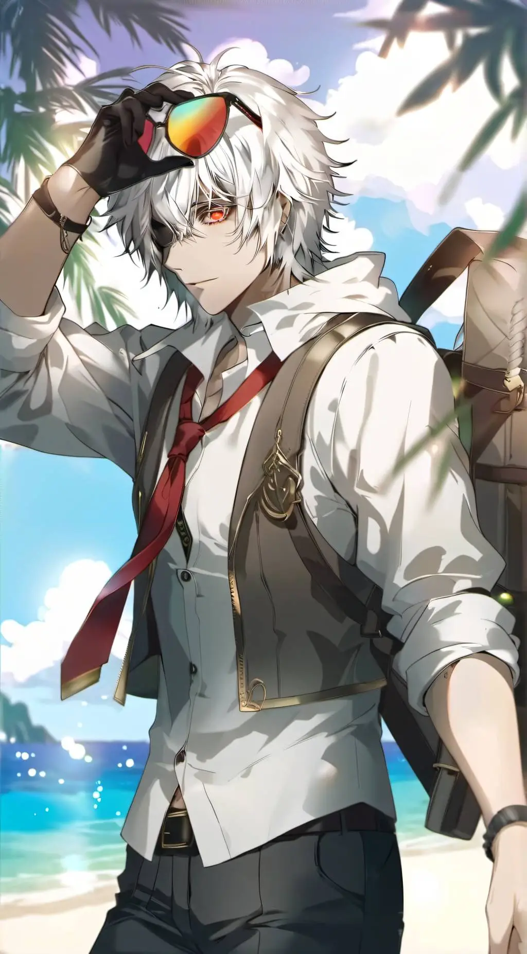 ai character: • Lucas • background