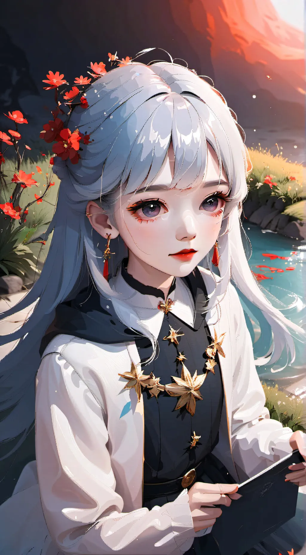ai character: Lily  background