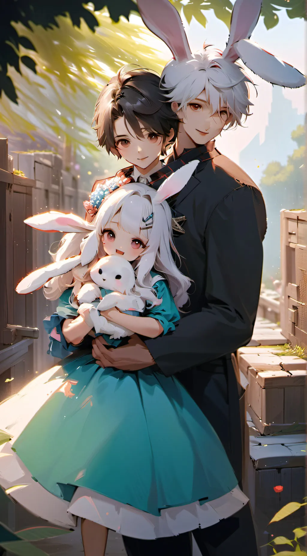 ai character: Christineand jack  background