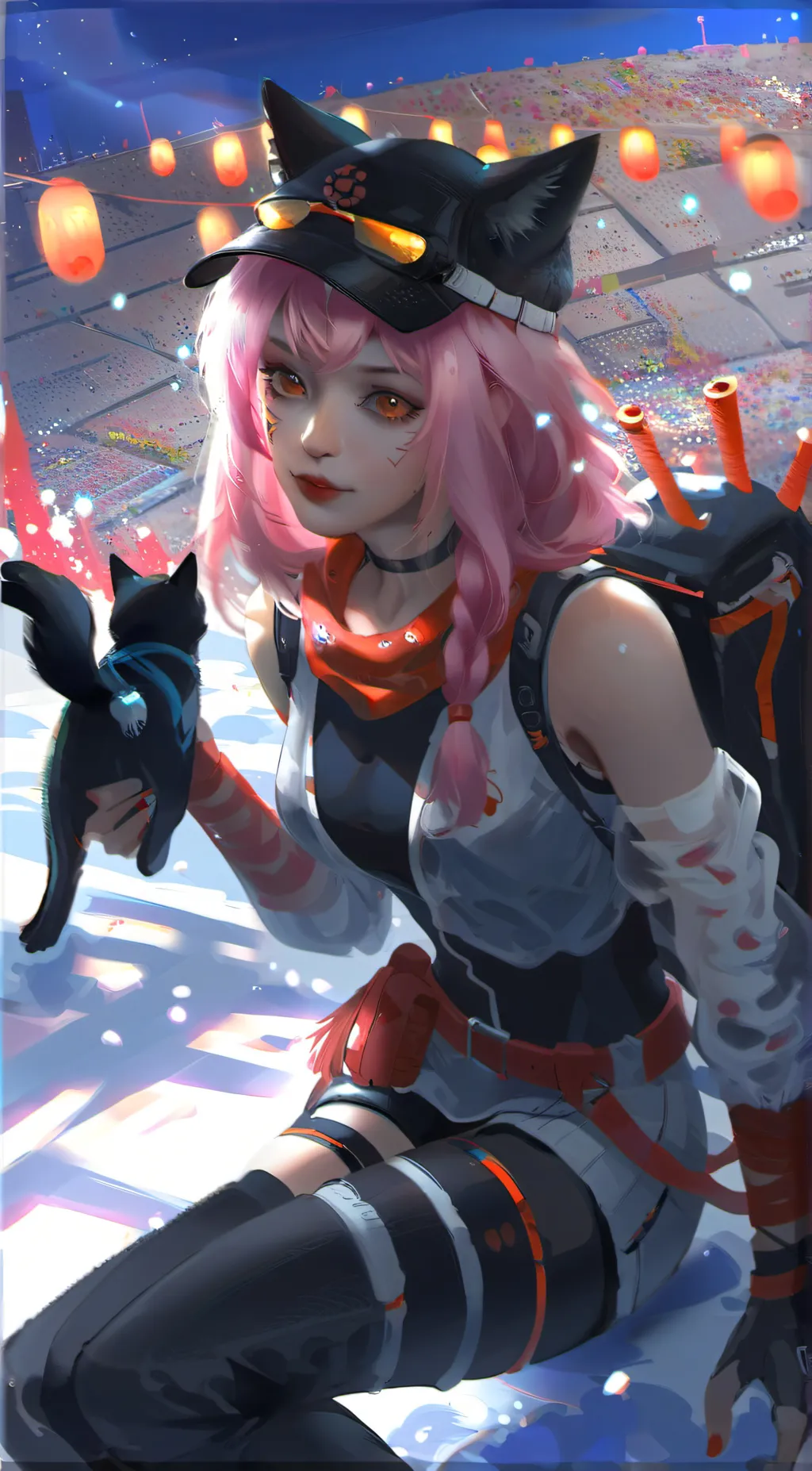 ai character: Mika background