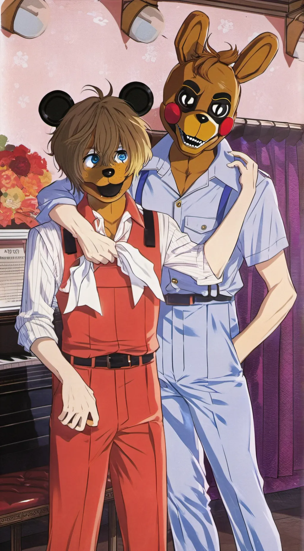 ai character: fnaf background