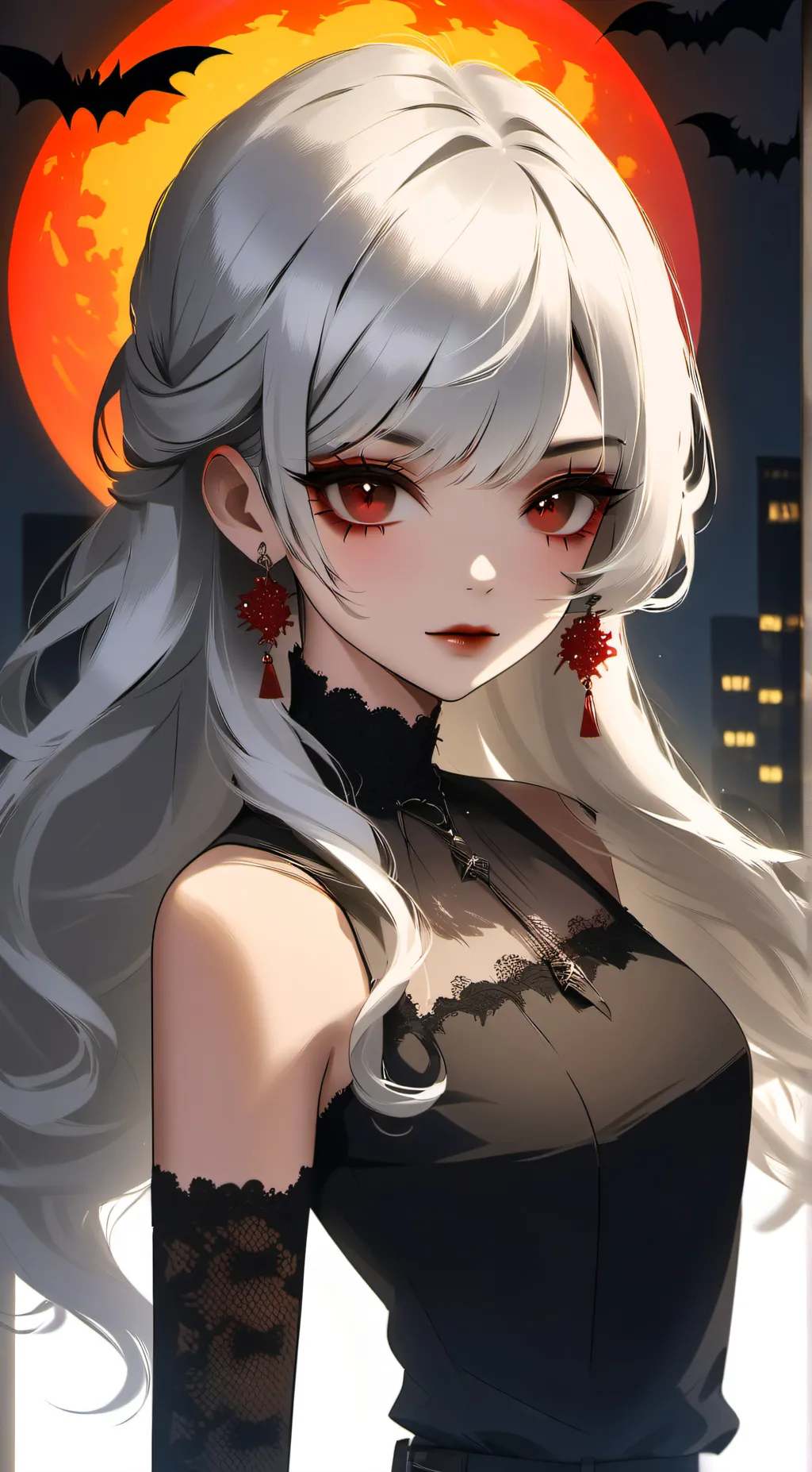 ai character: Lucy~ background