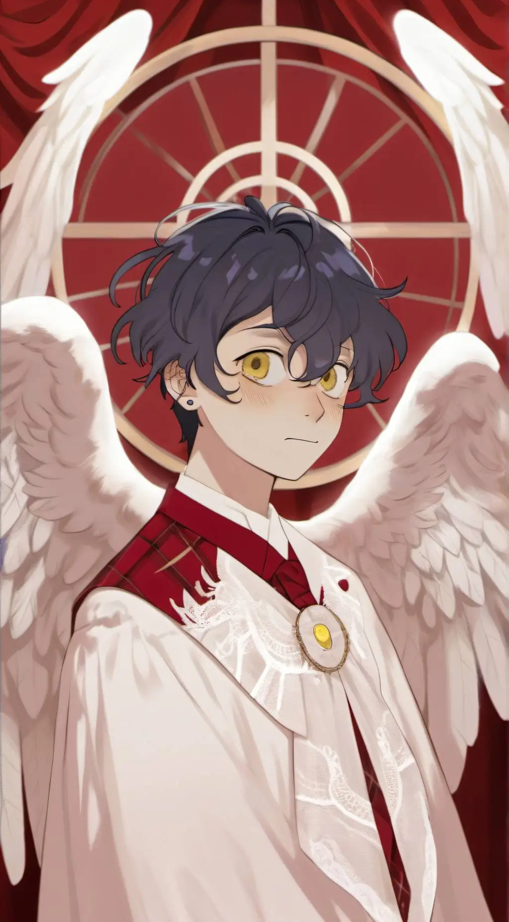 ai character: Angel wally AU background