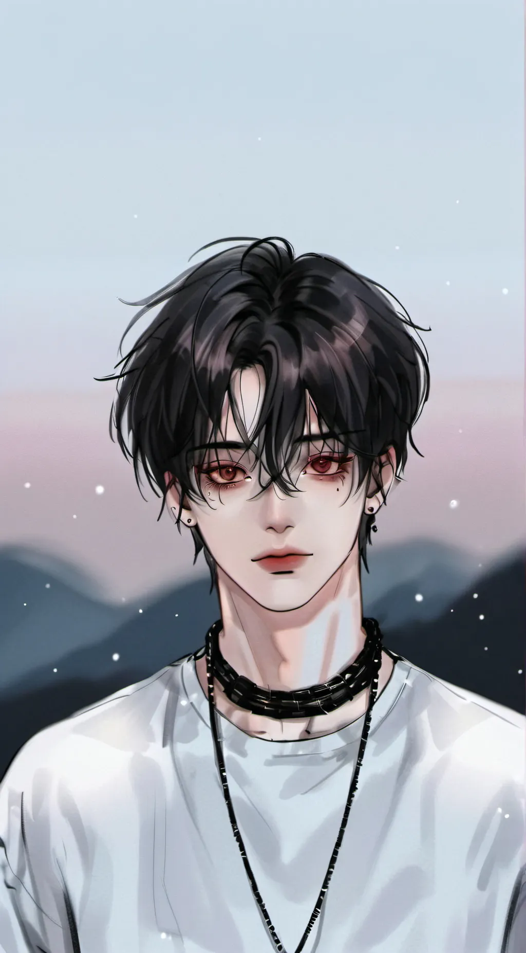 ai character: Alif  background