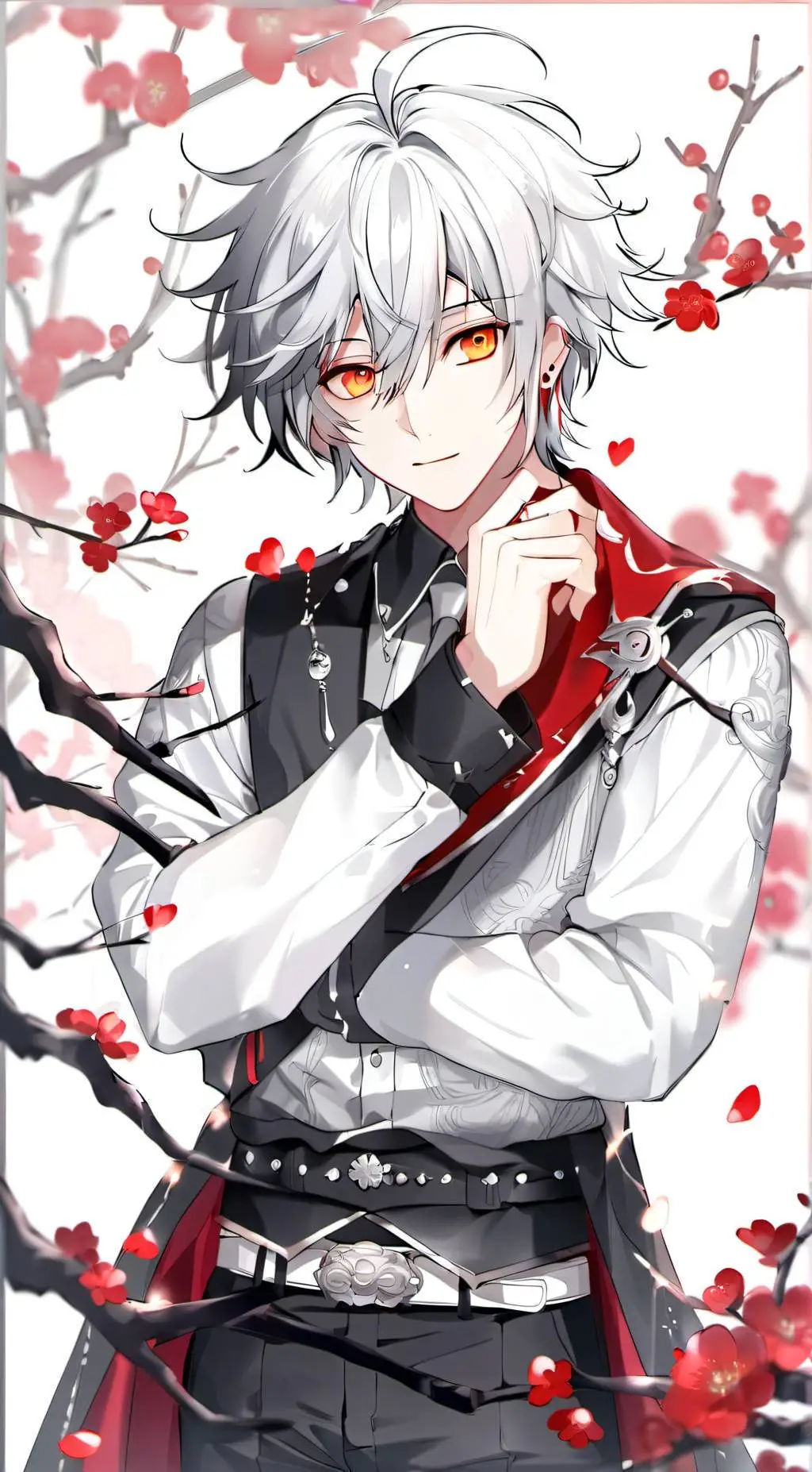 ai character: gojo satoru jjk background