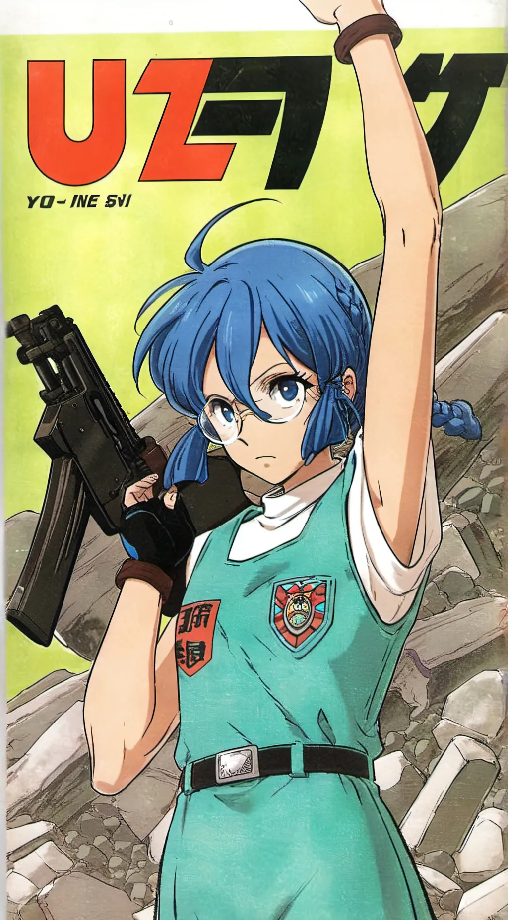 ai character: Uzi background