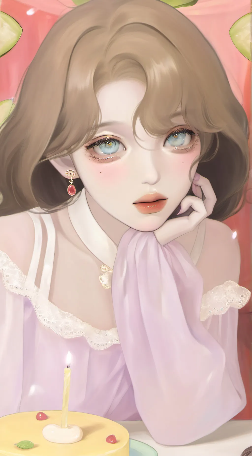 ai character: pity party  background