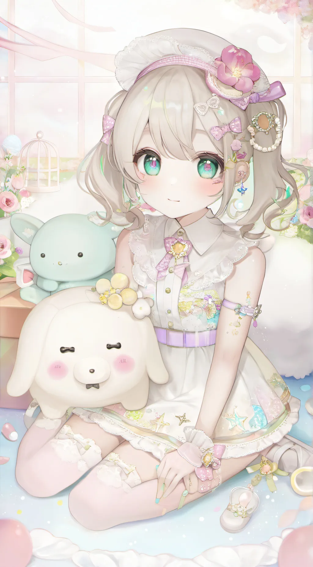 ai character: angel  background