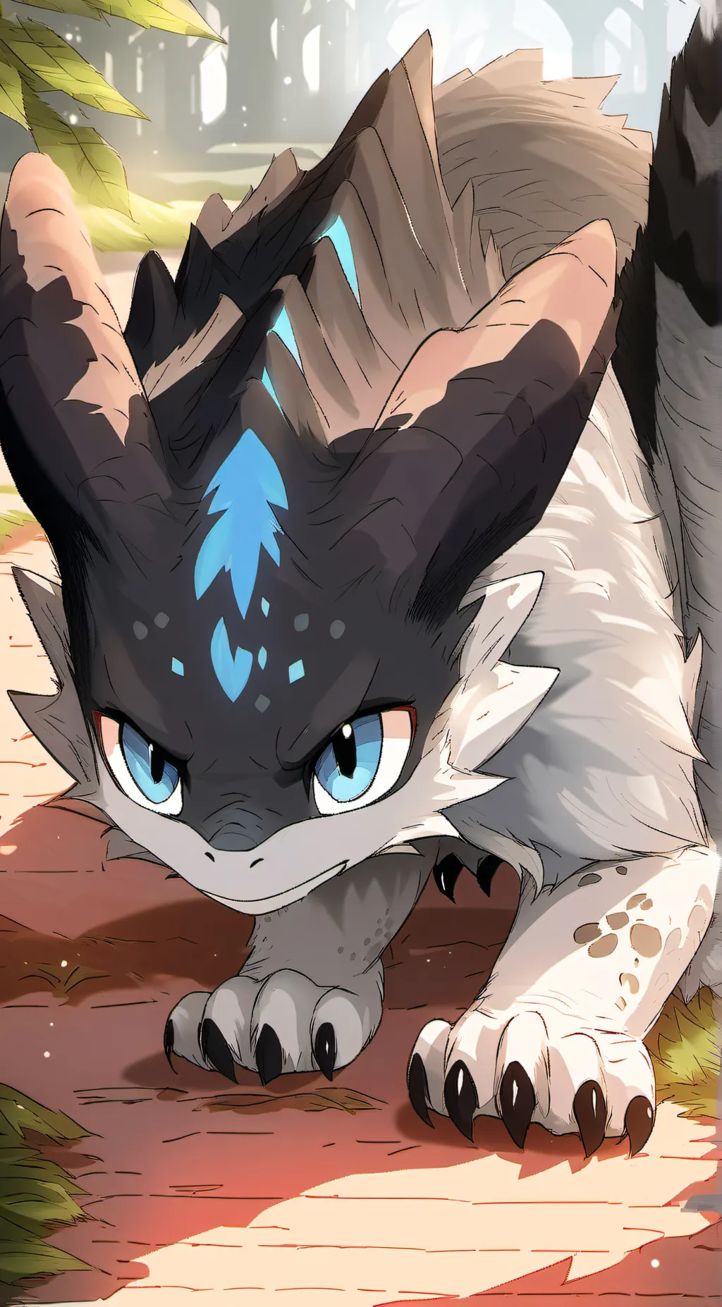 ai character: dart background