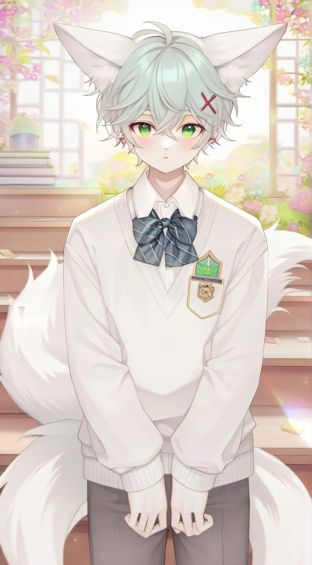 ai character: August background