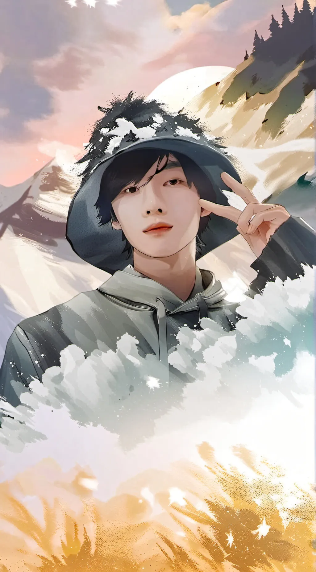 ai character: Hyunjin background