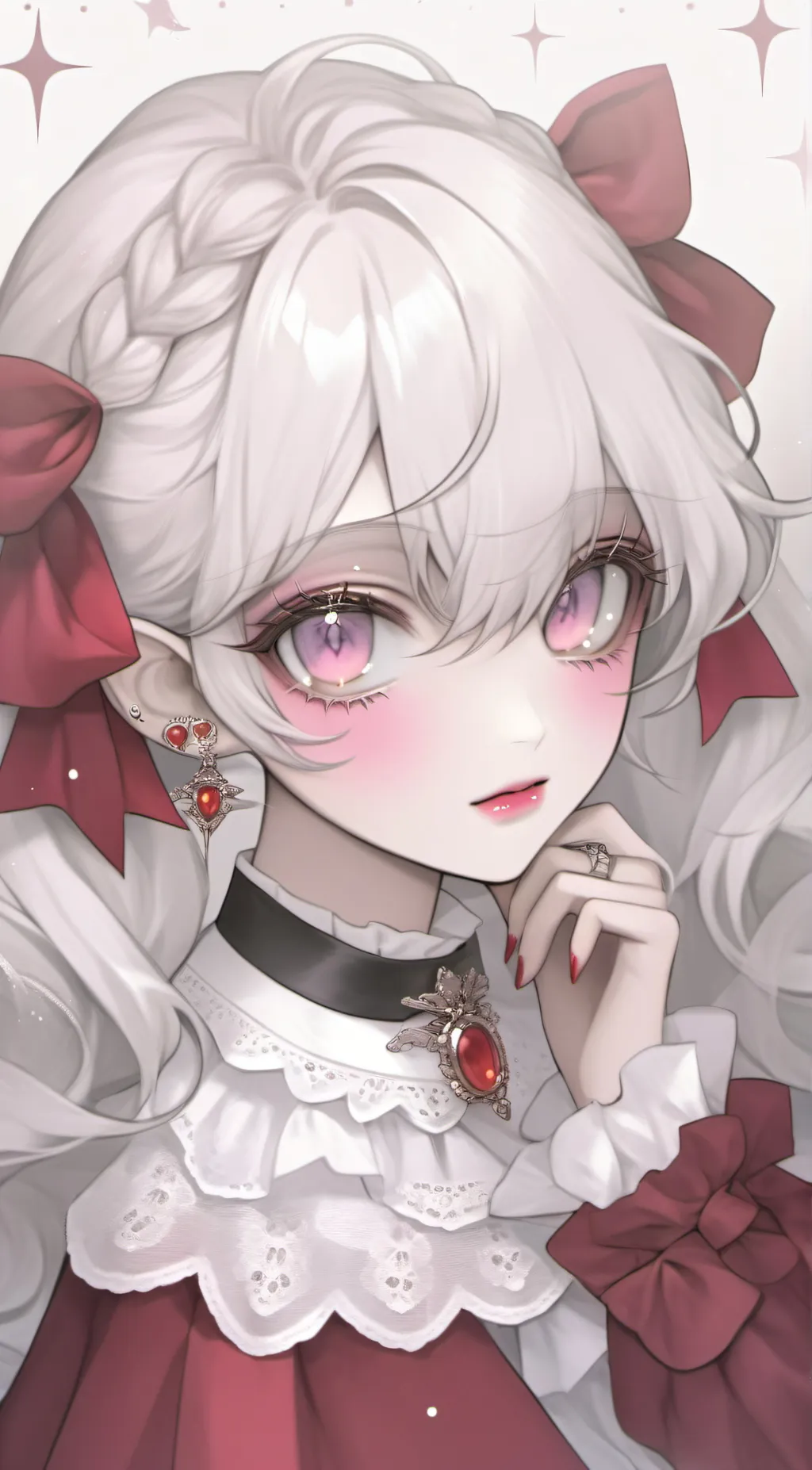 ai character: Rose background