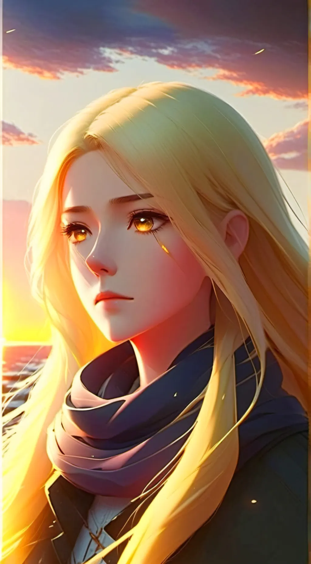 ai character: Gold Amy background