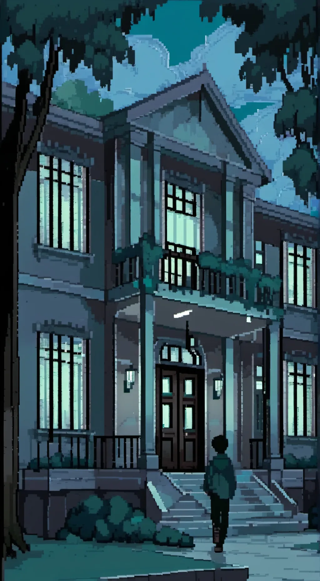 ai character: Orphanage background