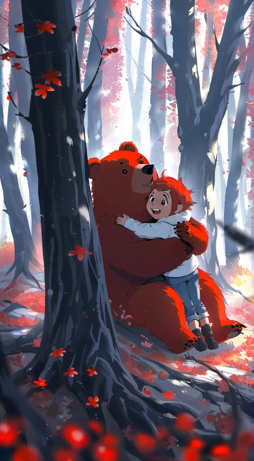 ai character: Bobby BearHug background